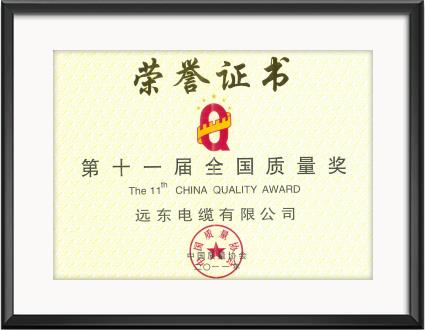 第十一屆全國質量獎